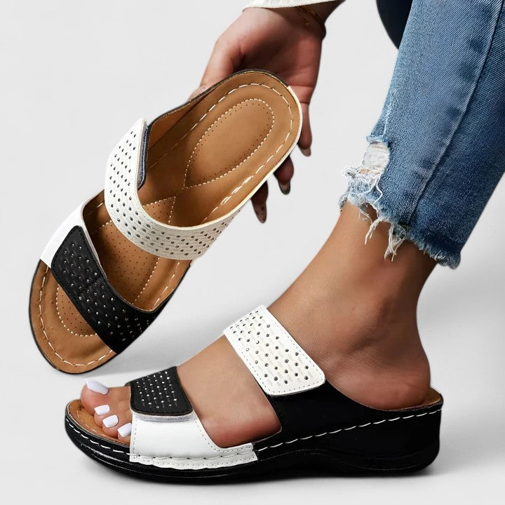 Sandali Ortopedici da Donna | Soletta Ergonomica Ammortizzante e Suola ad Alta Trazione