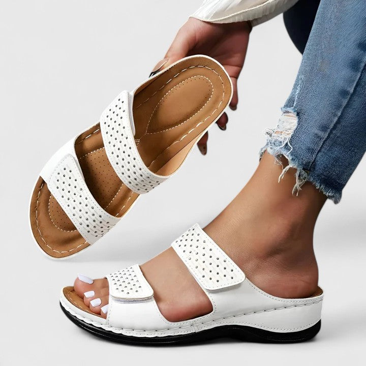 Sandali Ortopedici da Donna | Soletta Ergonomica Ammortizzante e Suola ad Alta Trazione