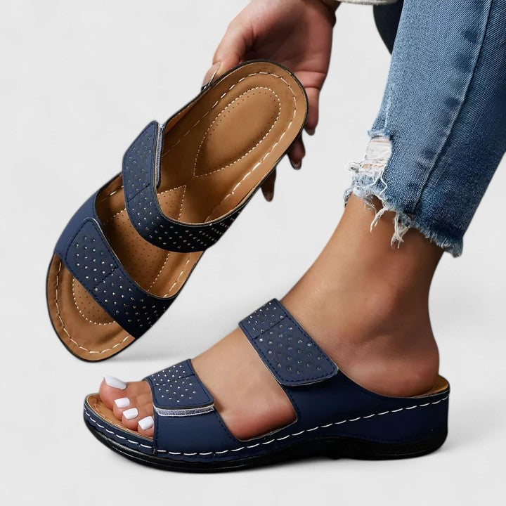 Sandali Ortopedici da Donna | Soletta Ergonomica Ammortizzante e Suola ad Alta Trazione