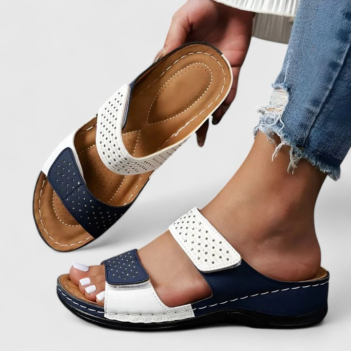 Sandali Ortopedici da Donna | Soletta Ergonomica Ammortizzante e Suola ad Alta Trazione