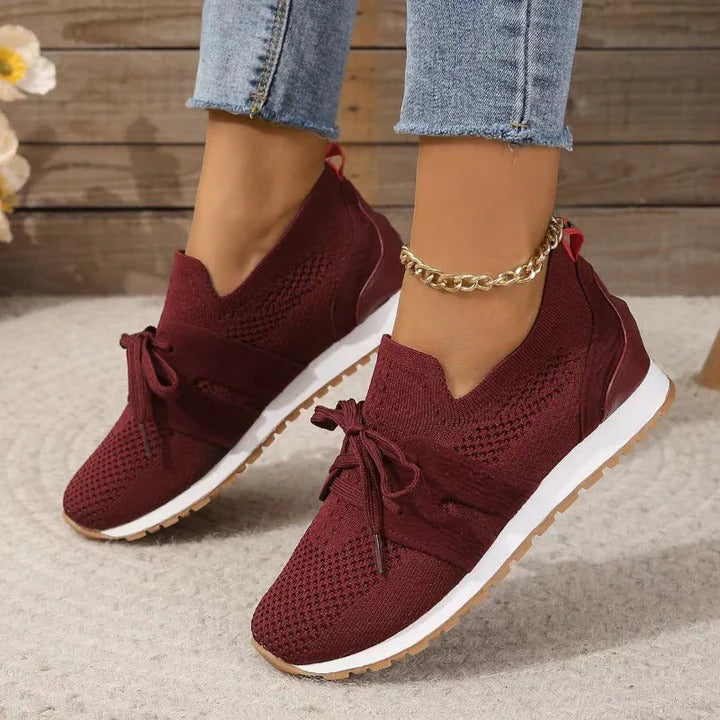 Sneakers ortopediche con tomaia in mesh traspirante