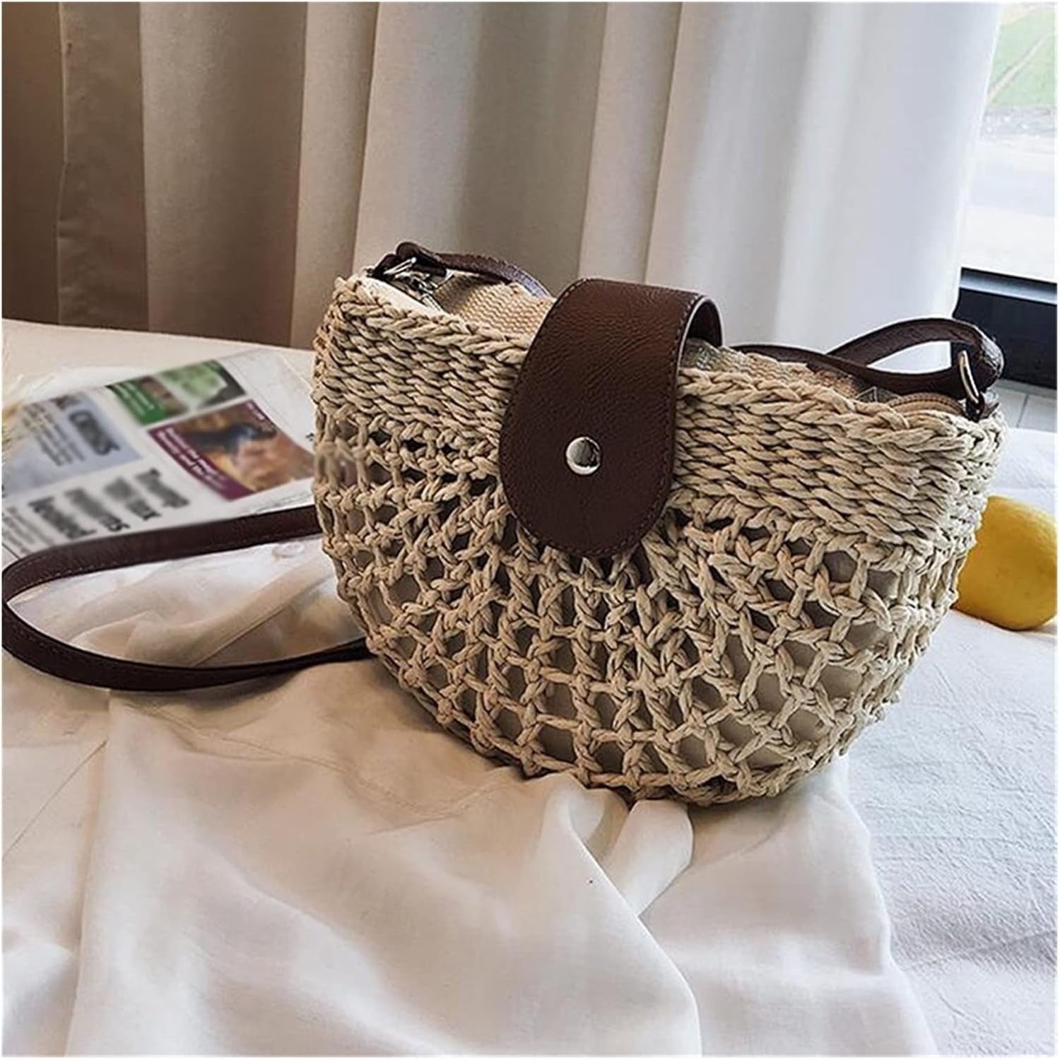 La Positano — Piccola Borsa Intrecciata a Mano