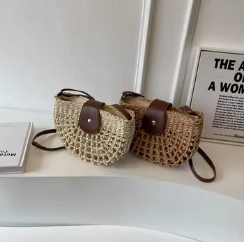 La Positano — Piccola Borsa Intrecciata a Mano