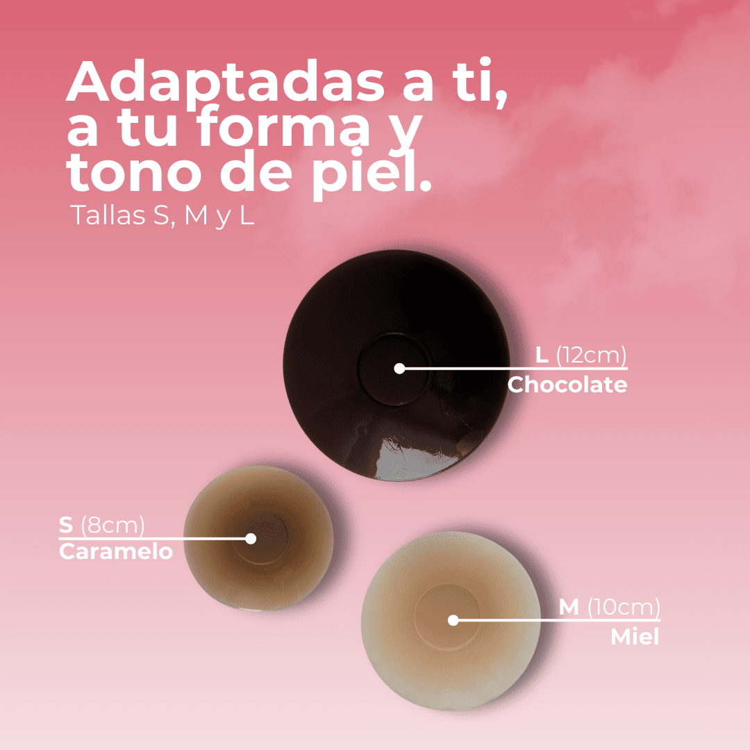 Lulu Rosalie copricapezzoli rotondi con adesivo in silicone