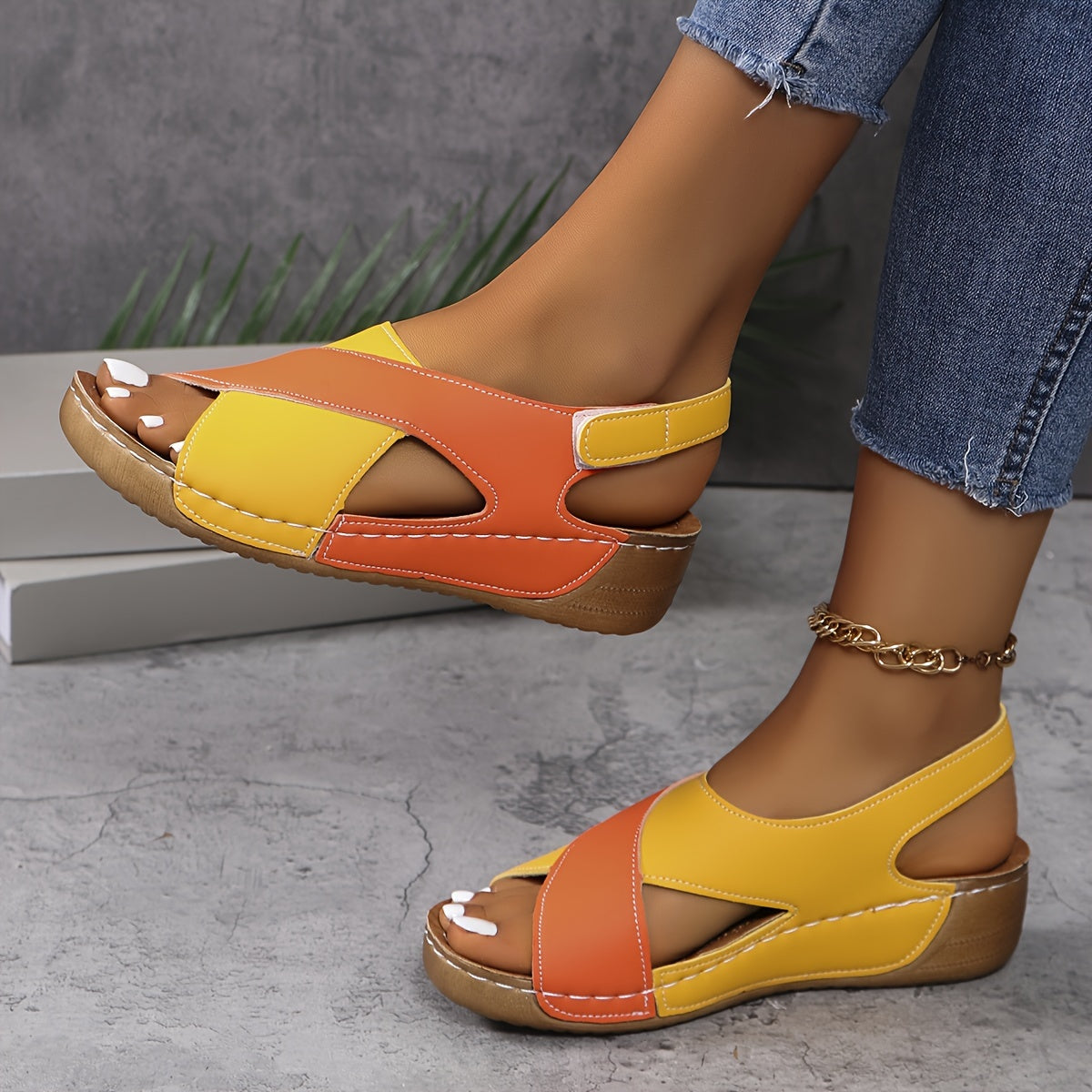 Sandalo Ortopedico Confortevole da Donna | Soletta Ergonomica e Postura Migliorata
