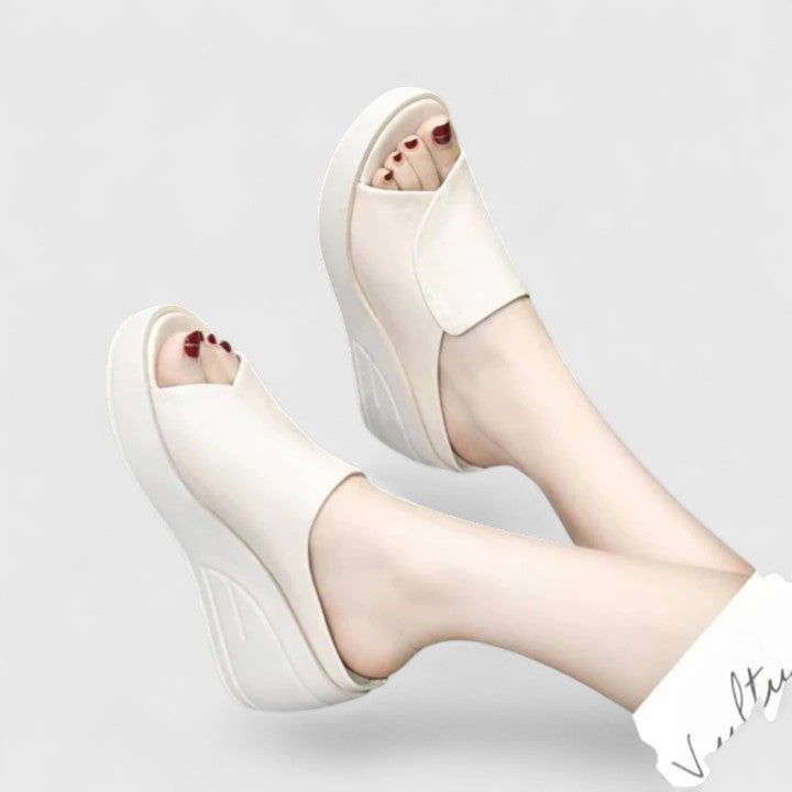 Sandali Ortopedici a Wedge da Donna | Soletta Ergonomica e Scatola per le Dita Spaziosa