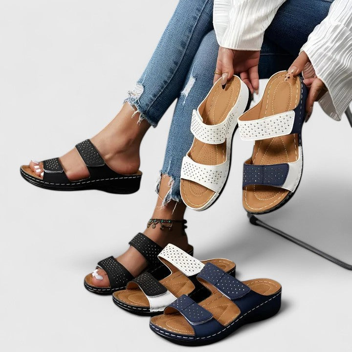 Sandali Ortopedici da Donna | Soletta Ergonomica Ammortizzante e Suola ad Alta Trazione