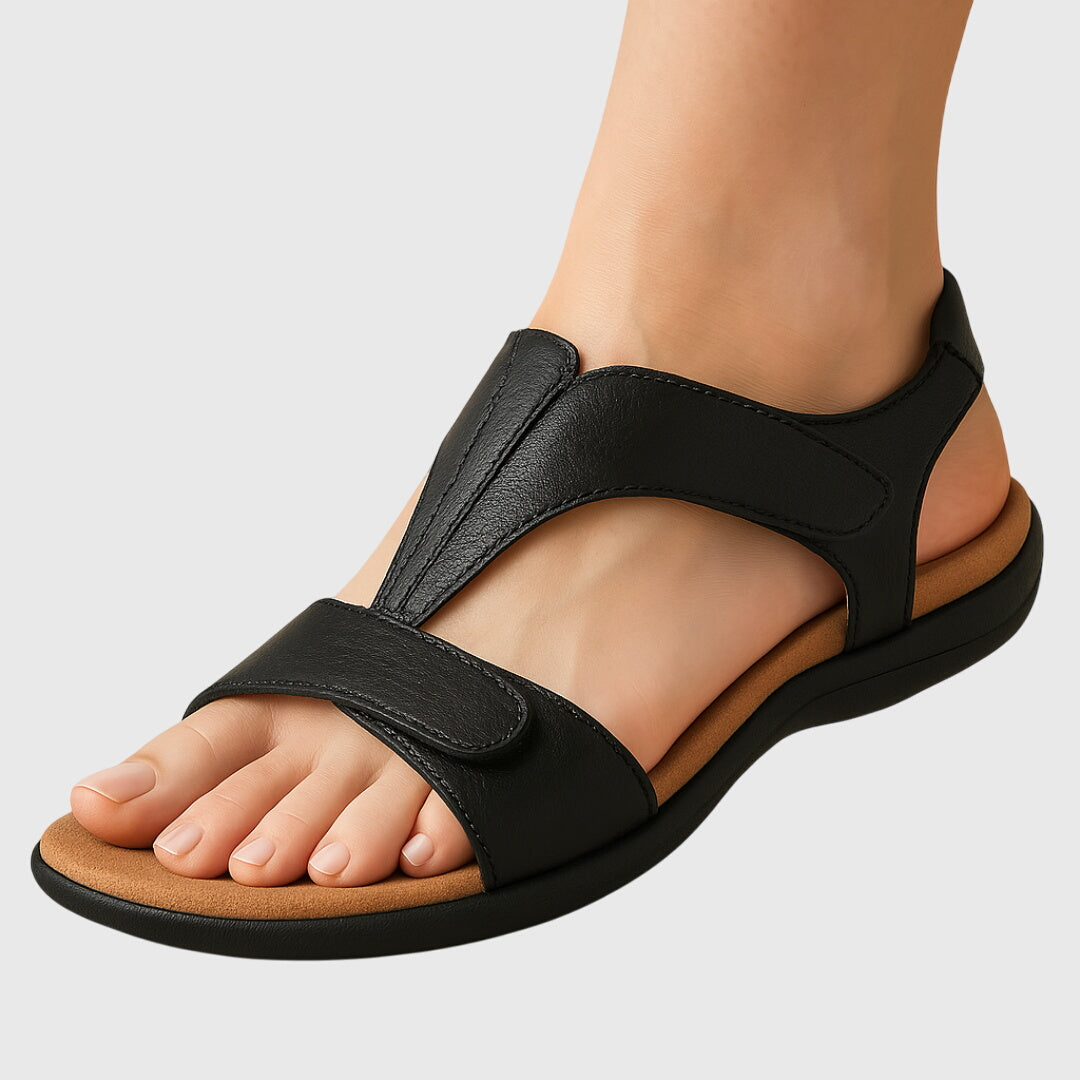 Sandali Ortopedici da Donna | Intersuola Ortho-Cushioning e Chiusura Velcro Regolabile