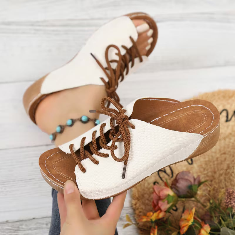 Oasi Lace-Up Sandals