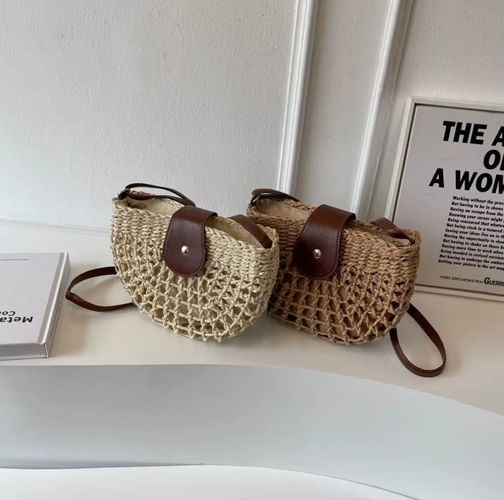 La Positano — Piccola Borsa Intrecciata a Mano