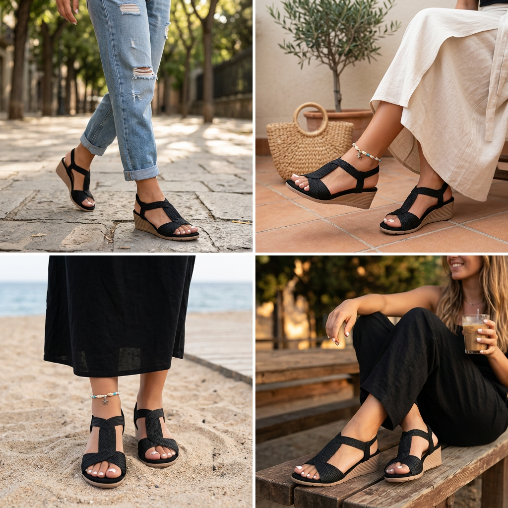 Sandali Ortopedici con Zeppa Lulu Rosalie™