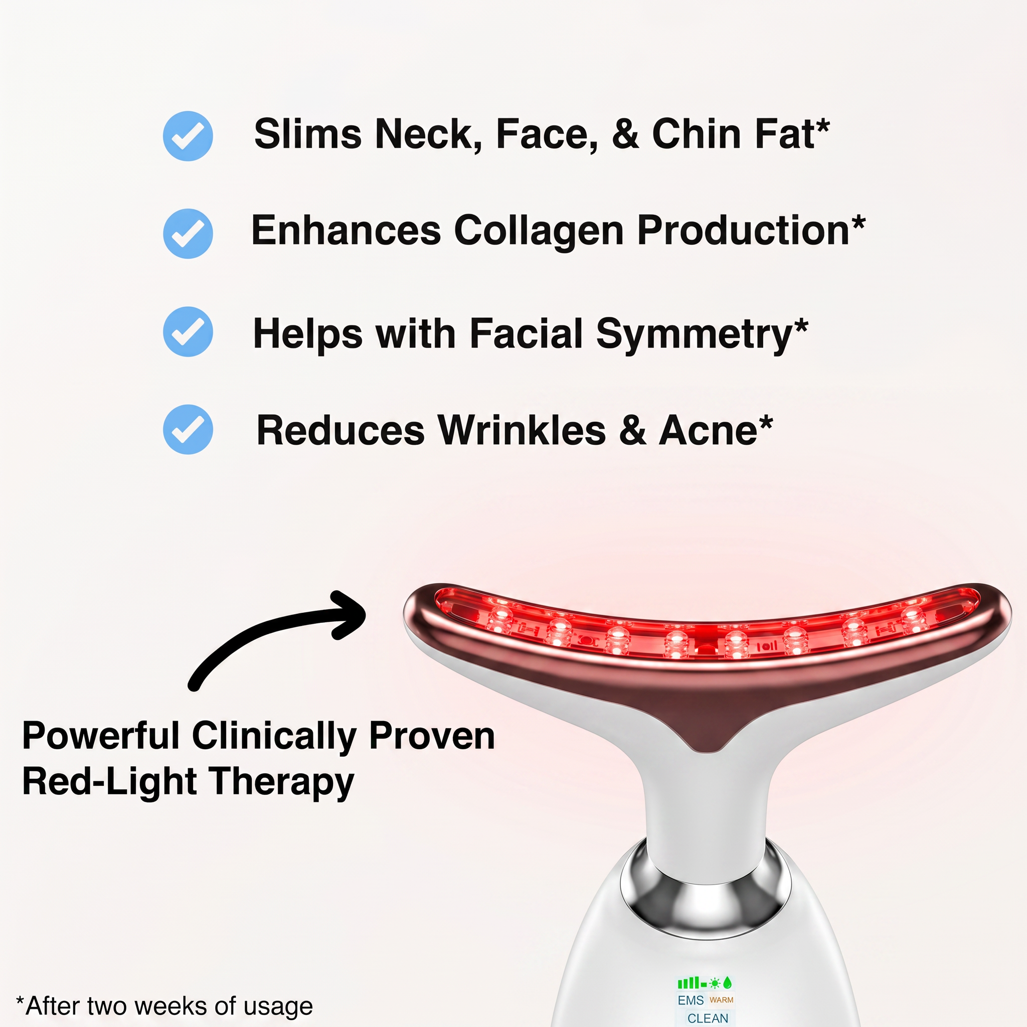 GlowLift Pro™ EMS & LED Face Massager