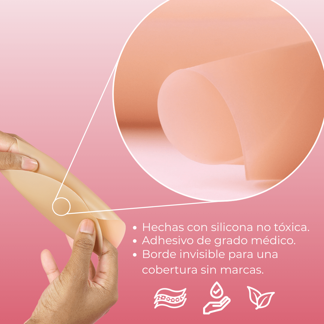 Lulu Rosalie copricapezzoli rotondi con adesivo in silicone