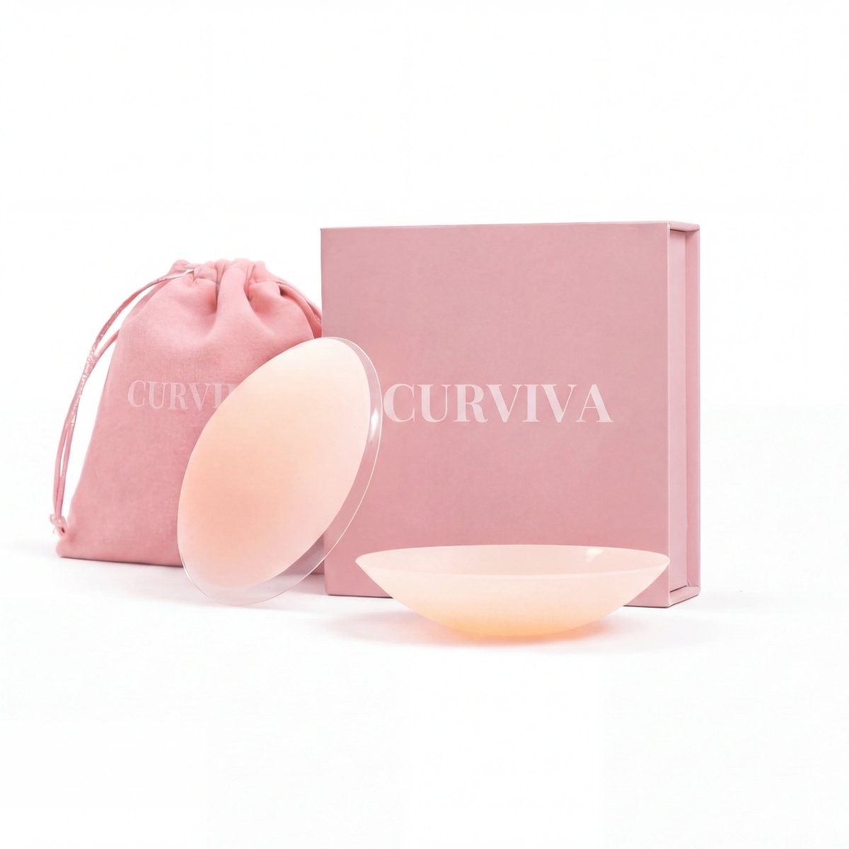 Lulu Rosalie copricapezzoli rotondi senza adesivo in silicone