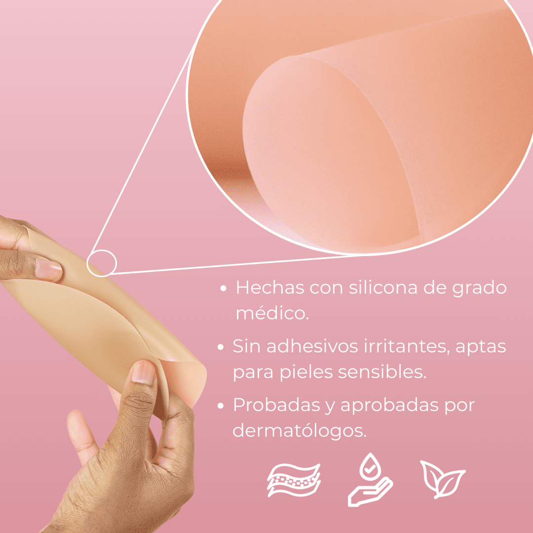 Lulu Rosalie copricapezzoli triangolari senza adesivo in silicone